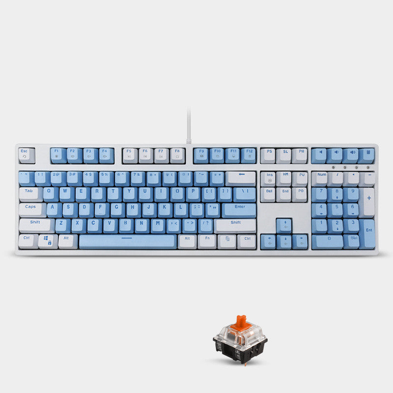 Mechanical Sea Rhyme Light Blue Keyboard