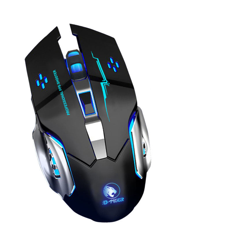 Wireless Gaming Luminous Rechargeable Wired Mouse