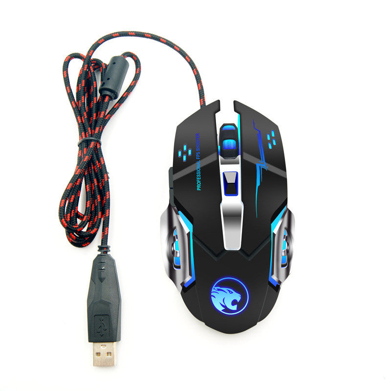 Wireless Gaming Luminous Rechargeable Wired Mouse