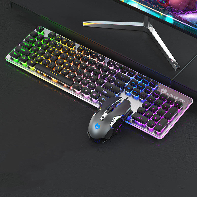Wired Film Luminous USB Gaming Keyboard