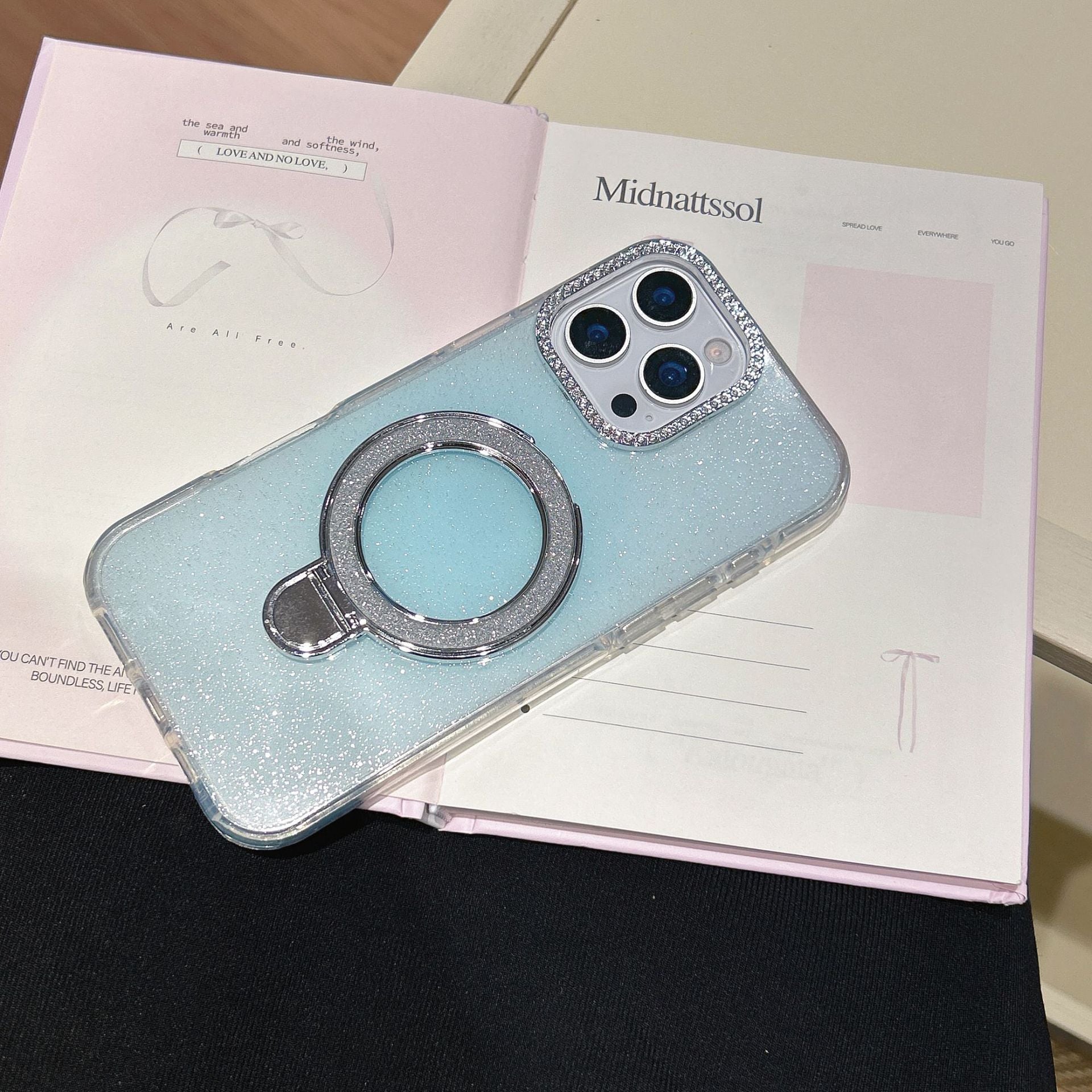 Epoxy Gradient Glitter Mobile Phone Cases