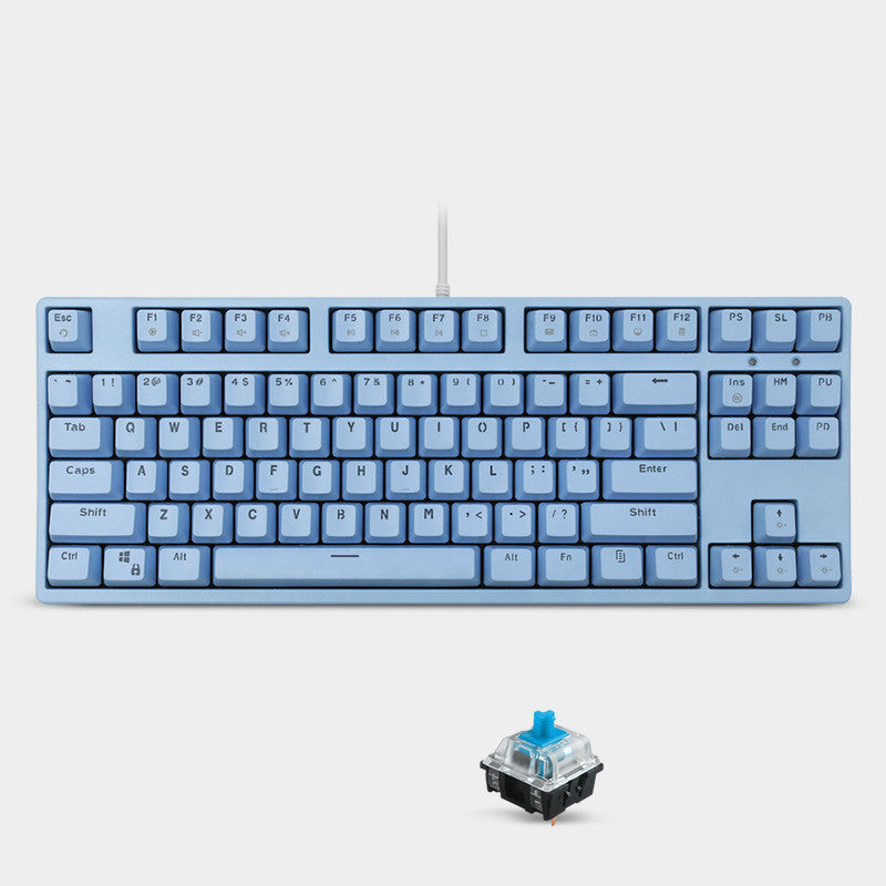 Mechanical Sea Rhyme Light Blue Keyboard