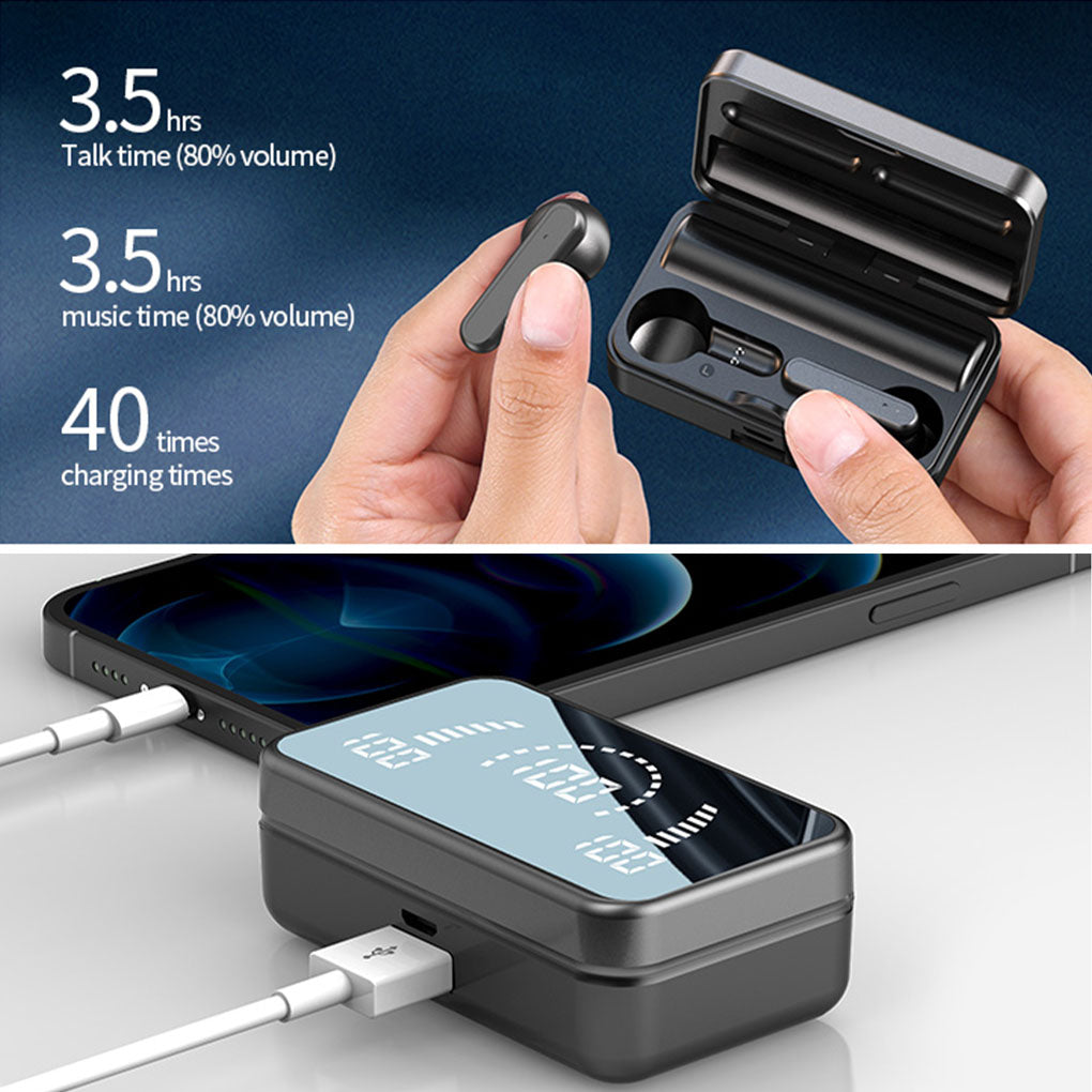 Wireless LED Stereo Audio Sport Earbuds