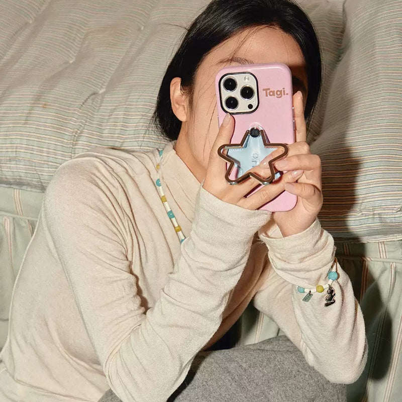 Embroidered Leather Denim Five-pointed Star